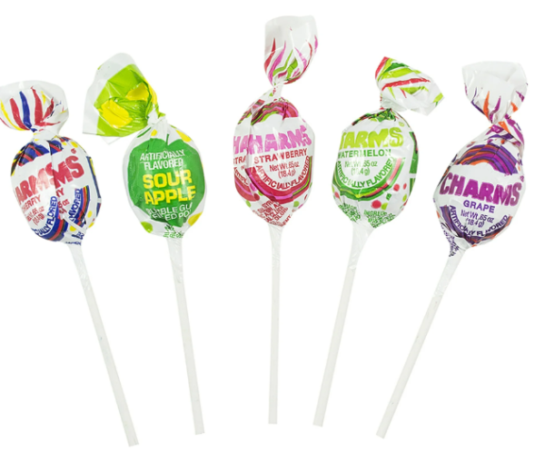CHARMS 'Creepy Treats' 2 Treats in 1, 40 Lollypops, Lutscher 623 gr